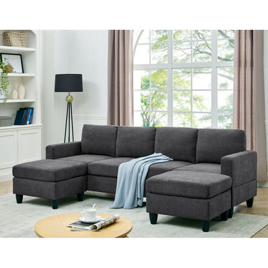 Latitude Run® 3 - Piece Upholstered Sectional & Reviews | Wayfair