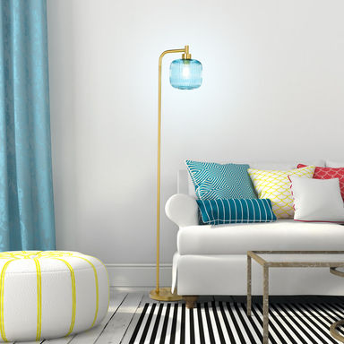Gracieleigh 63" Arched Floor Lamp