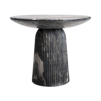 Foundry Select Faux Travertine Bistro Table Tithi Concrete Patio Table for Indoor and Outdoor Use & Reviews | AllModern