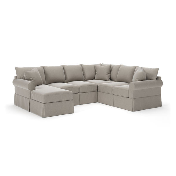 Amari Slipcovered U-Shaped Sectional
