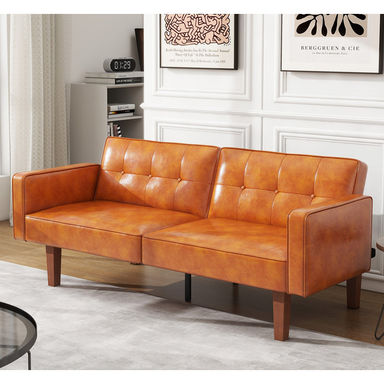 Alexender Futon Sofa Bed Couch Memory Foam Futon Convertible Bed Sleeper for Living Room,Small Space