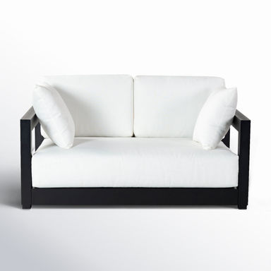 Melrose 52.75" Wide Loveseat with Cushions