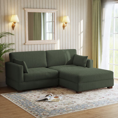 Ebern Designs Maelina 3 - Piece Corduroy Seating Component & Reviews | Wayfair