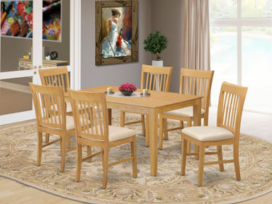 Winston Porter Alingtons Rubberwood Solid Wood Dining Set & Reviews | Wayfair