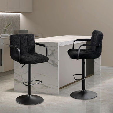 Eldredge Swivel Adjustable Height Stool (Set of 2)