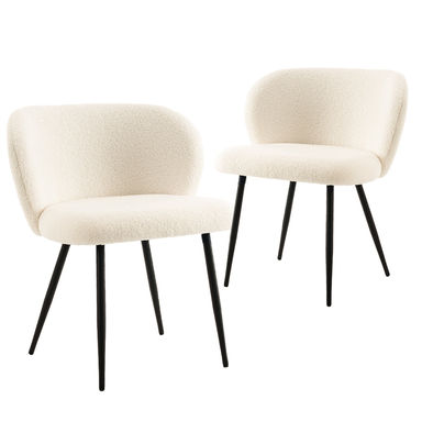 George Oliver Modern Oversized Teddy Dining Chairs ,High Back Comfort Chairs | Wayfair