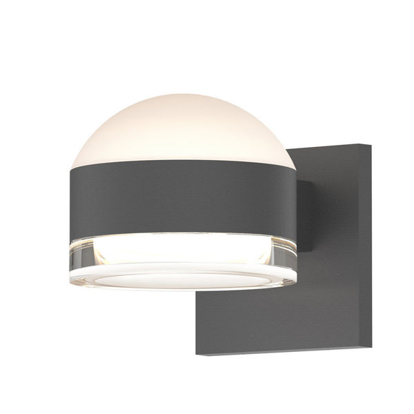 Reals 2 - Bulb 5.5" H Integrated LED Outdoor Armed Sconce