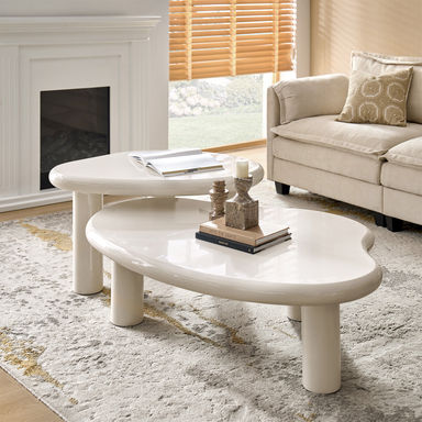 Sandown Modern Asymmetric Cloud Nesting Coffee Table