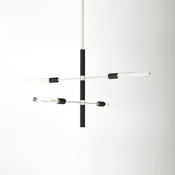 Christopher 4 - Light Sputnik Modern Linear Chandelier