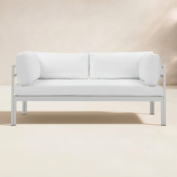 Novae 65" Wide Outdoor Patio Sofa with Cushions