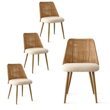 Alexandrina 19.5'' H Fabric Upholstered Side Chair