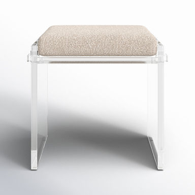 Vinisha Acrylic Accent Stool