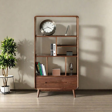 High quality solid wood bookcase