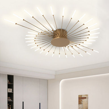 HanranhanModern LED Ceiling Light,42-Light Heads Flower Shape Ceiling Lights,Living Room Light Fixtures