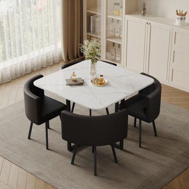 Stalcup 4 - Person Trestle Dining Set