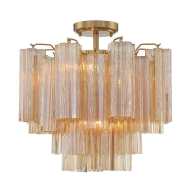 Cyprio Glass Semi Flush Mount