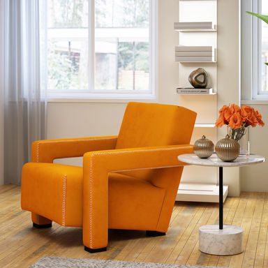 Mercer41 Fleischer 28.94" Wide Velvet Lounge Chair & Reviews | Wayfair