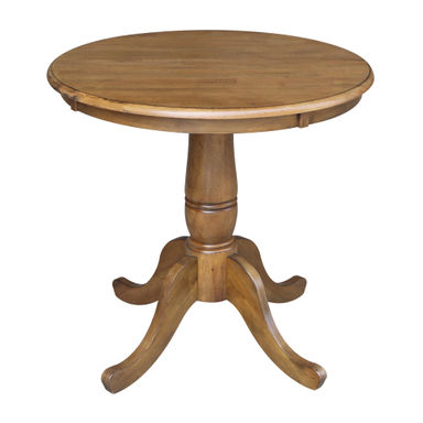 Charlton Home® Solid Wood Pedestal Dining Table & Reviews | Wayfair