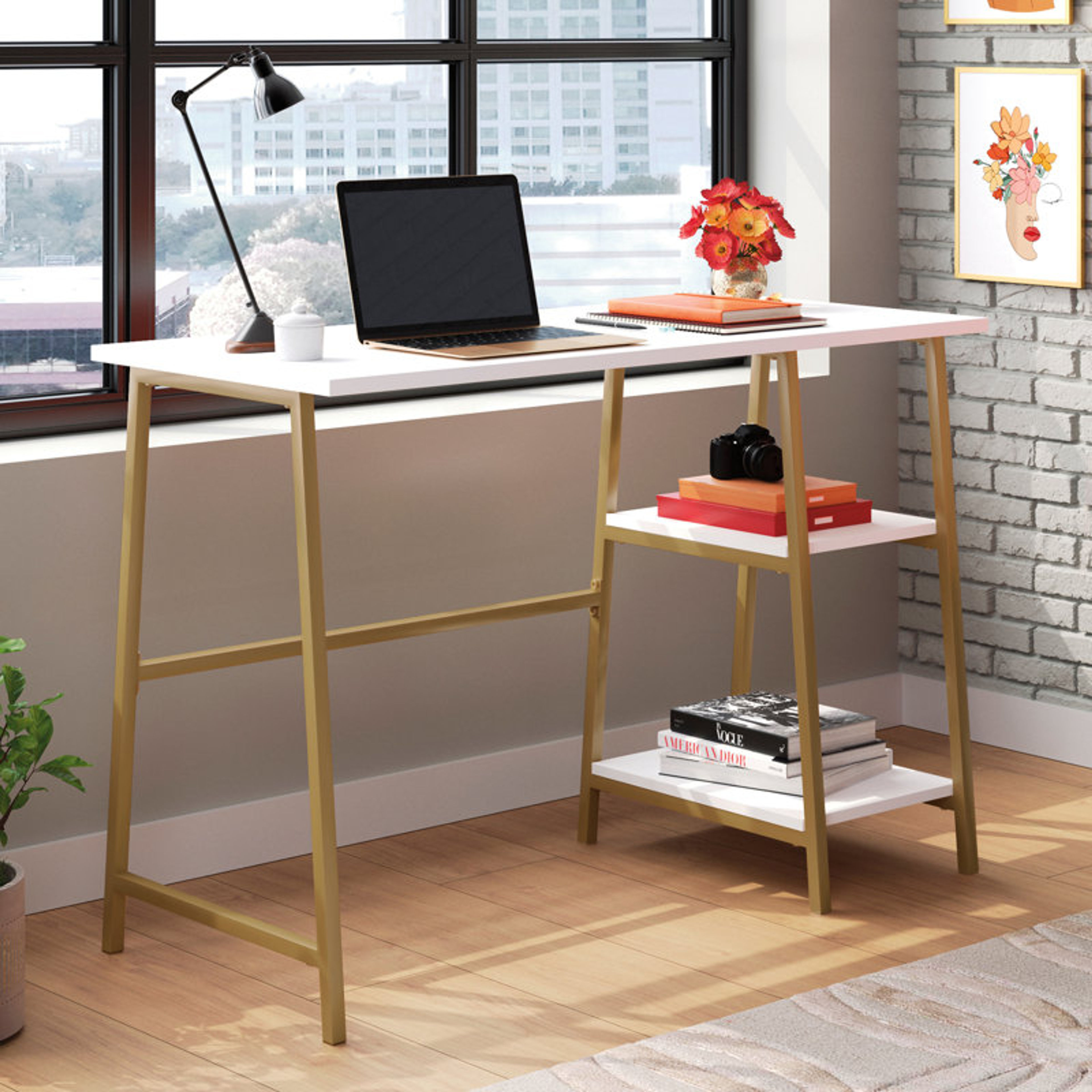 Stylish Writing Desk for Home Office - SKU 700779281