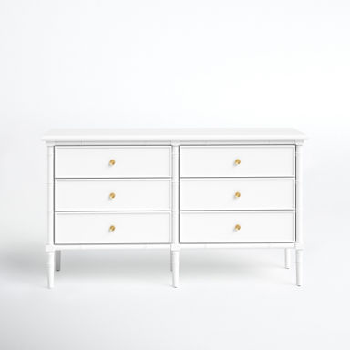 Lorretta 6 - Drawer Double Dresser