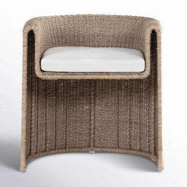 Madelena Outdoor Dining Armchair with Cushion