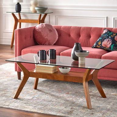 George Oliver Jermarius 4 Legs Coffee Table with Storage & Reviews | Wayfair
