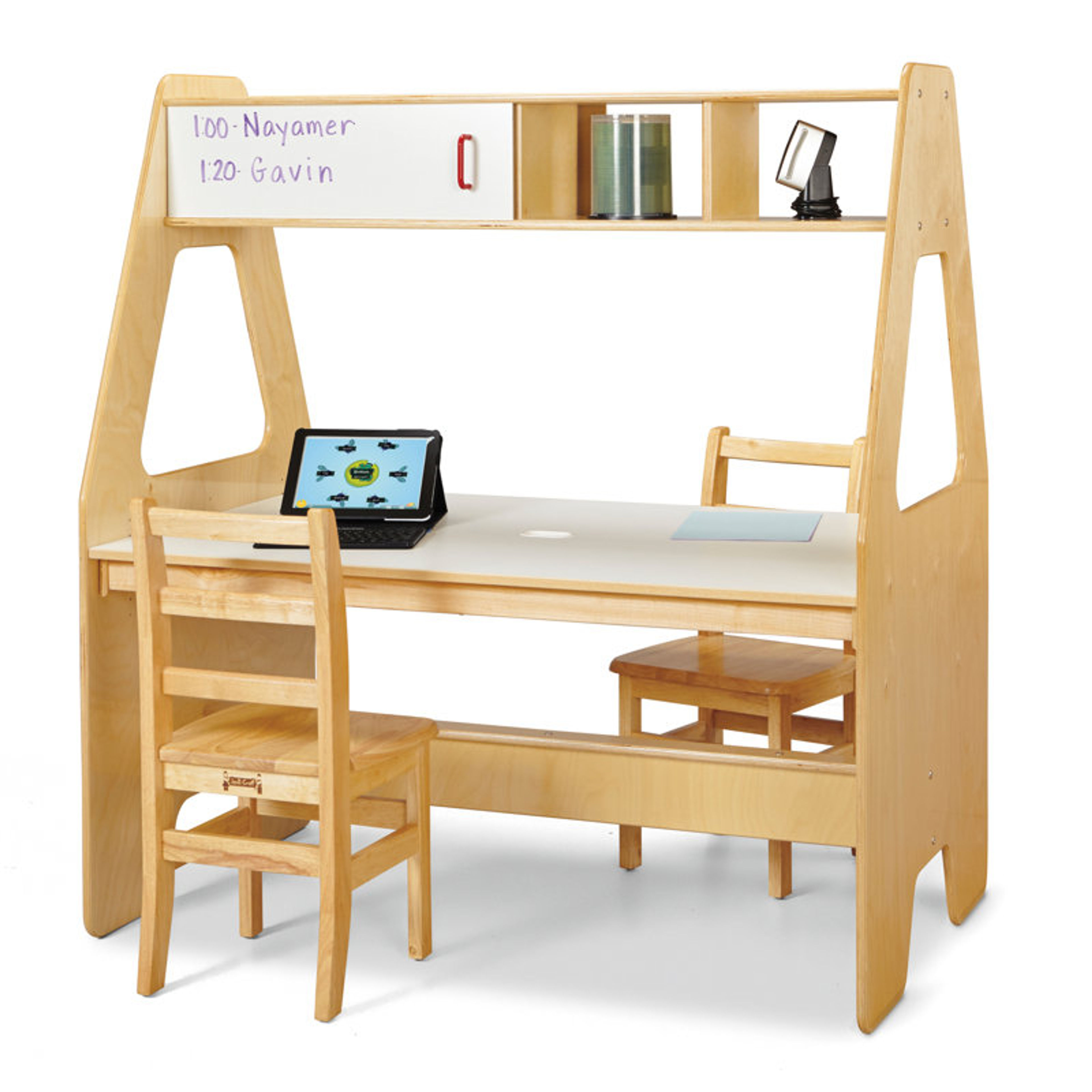 Jonti-Craft Adjustable Kids Workspace Center Desk