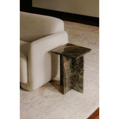 Rience Marble Top End Table