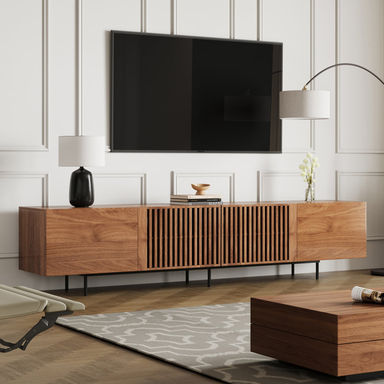 Latitude Run® Ahijah Mid Century Modern TV Stand & Reviews | Wayfair