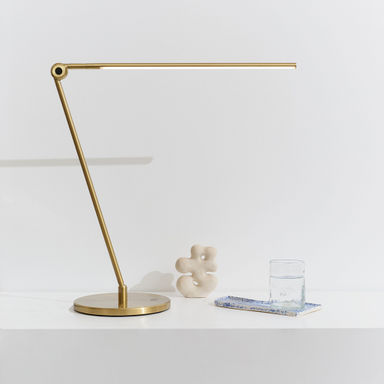 Brightech Libra 39 in. Dimmable LED Industrial Desk Lamp with USB-C Port and Adjustable Lamp Head & Reviews | Wayfair