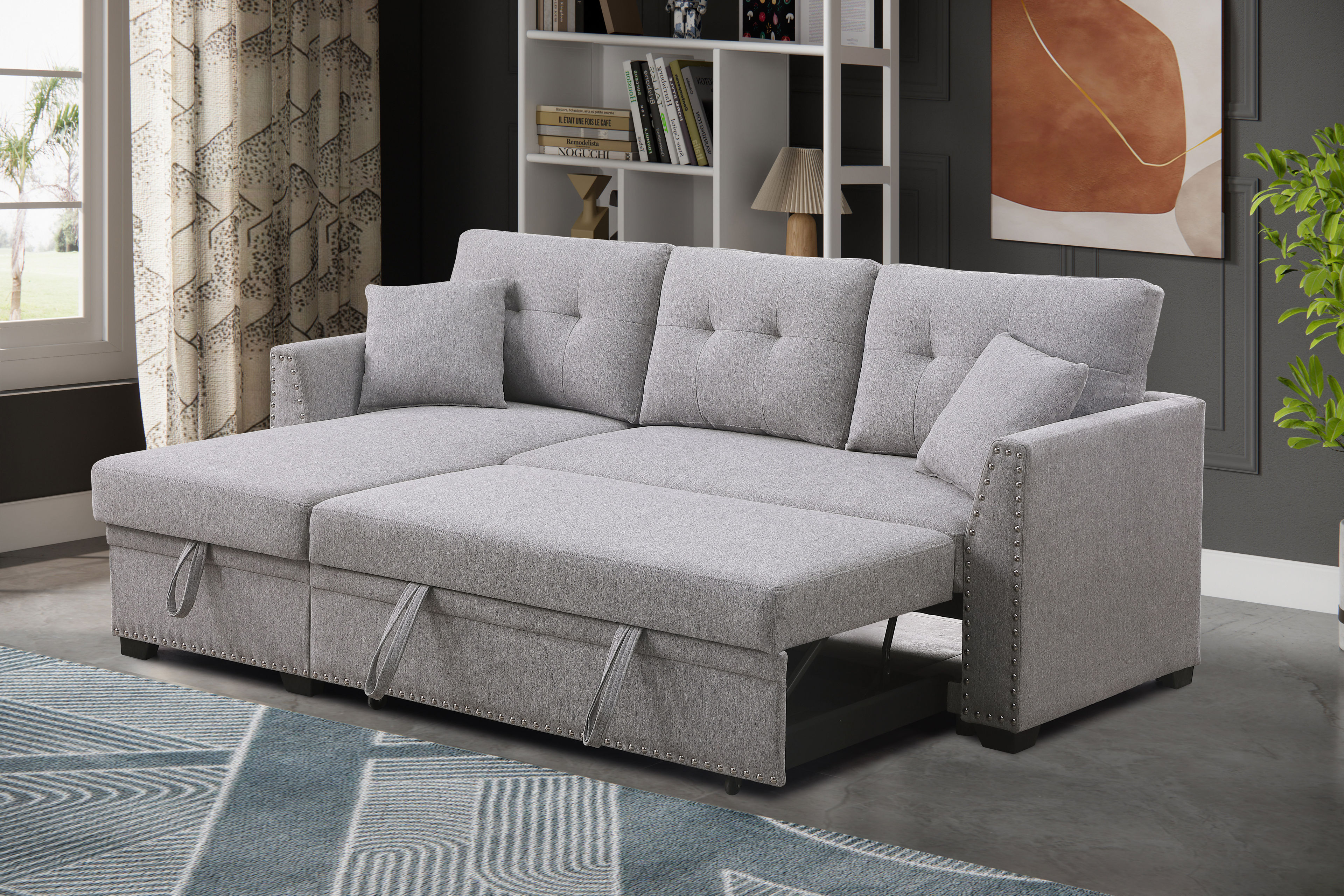 Lucenia 81.5'' Upholstered Sleeper Sofa | Comfort & Style