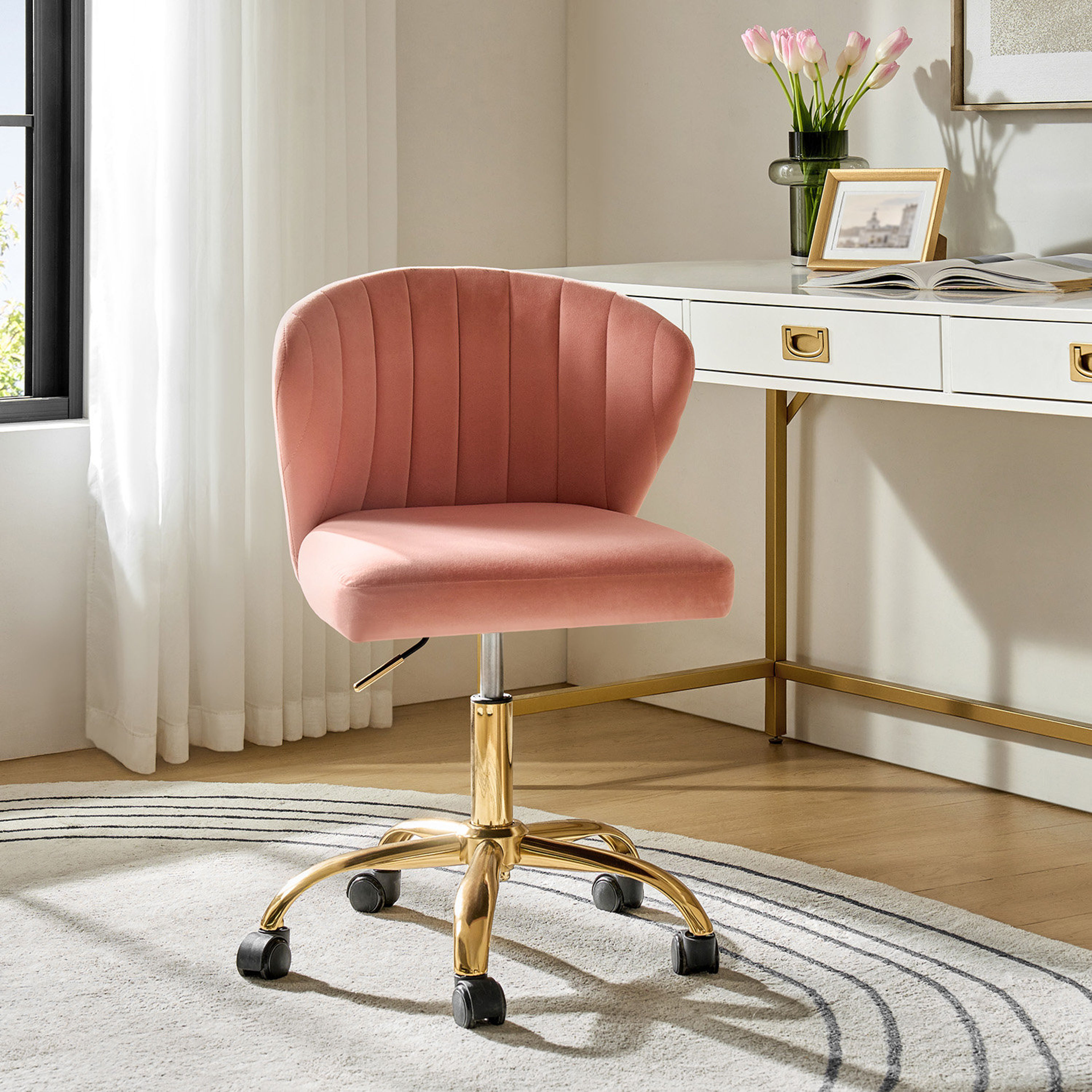 Etta Avenue Euclid Ergonomic Task Chair with Tufted Back