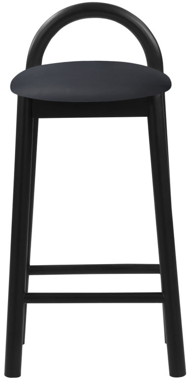 Bartolomea Upholstered Counter Stool with Solid Wood Frame