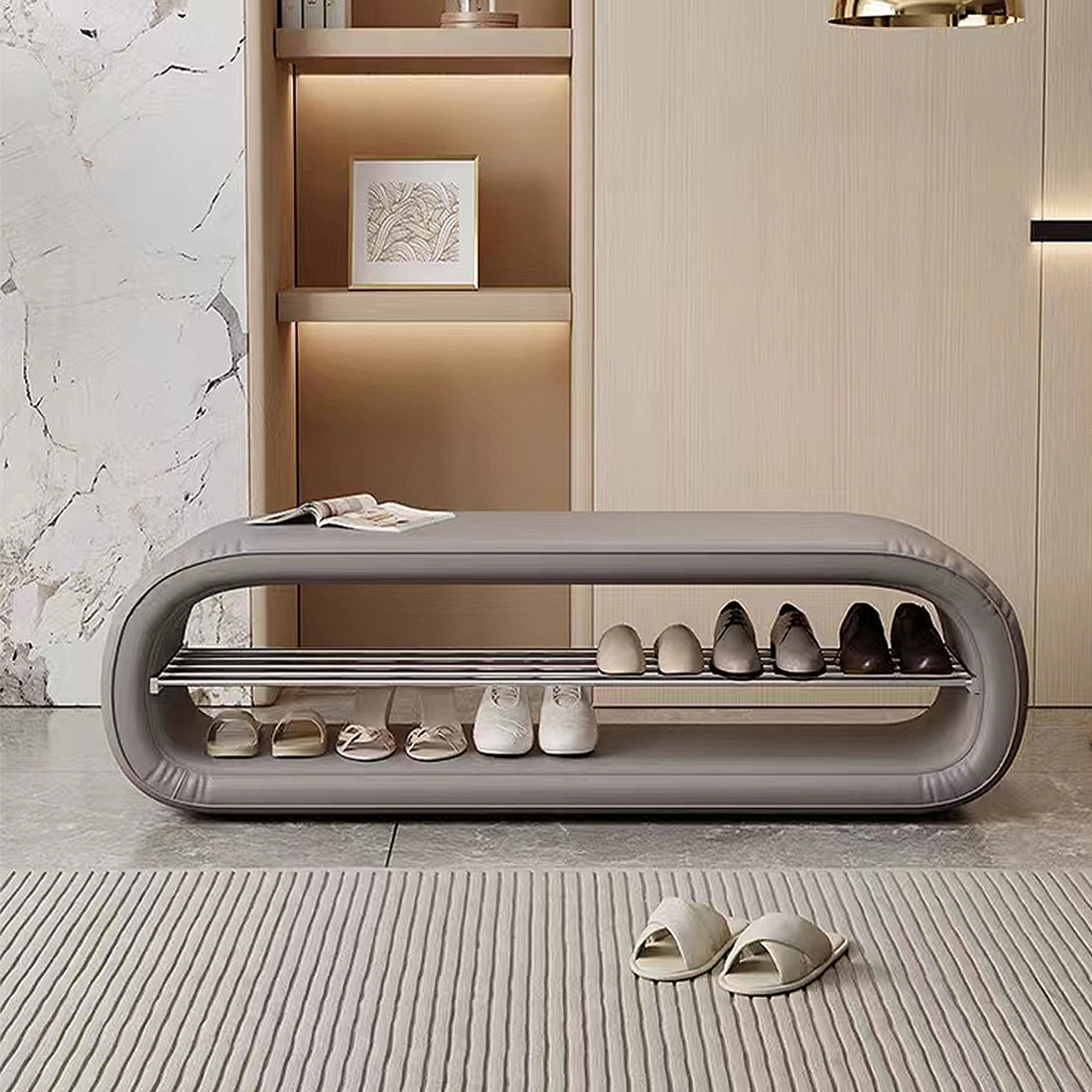 DICIXA Simple Shoe Change Stool | Stylish & Functional