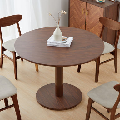 Latitude Run® Haben Round Pedestal Dining Table & Reviews | Wayfair