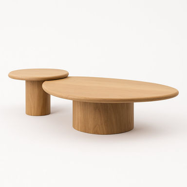 Latitude Run® Nonee Solid Wood Nesting Coffee Table | Wayfair
