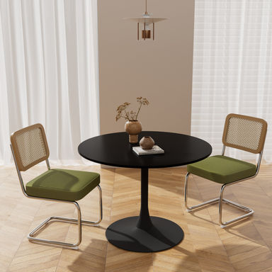 George Oliver Elegant 3 Piece Dining Room Round Table and Chairs Set | Wayfair