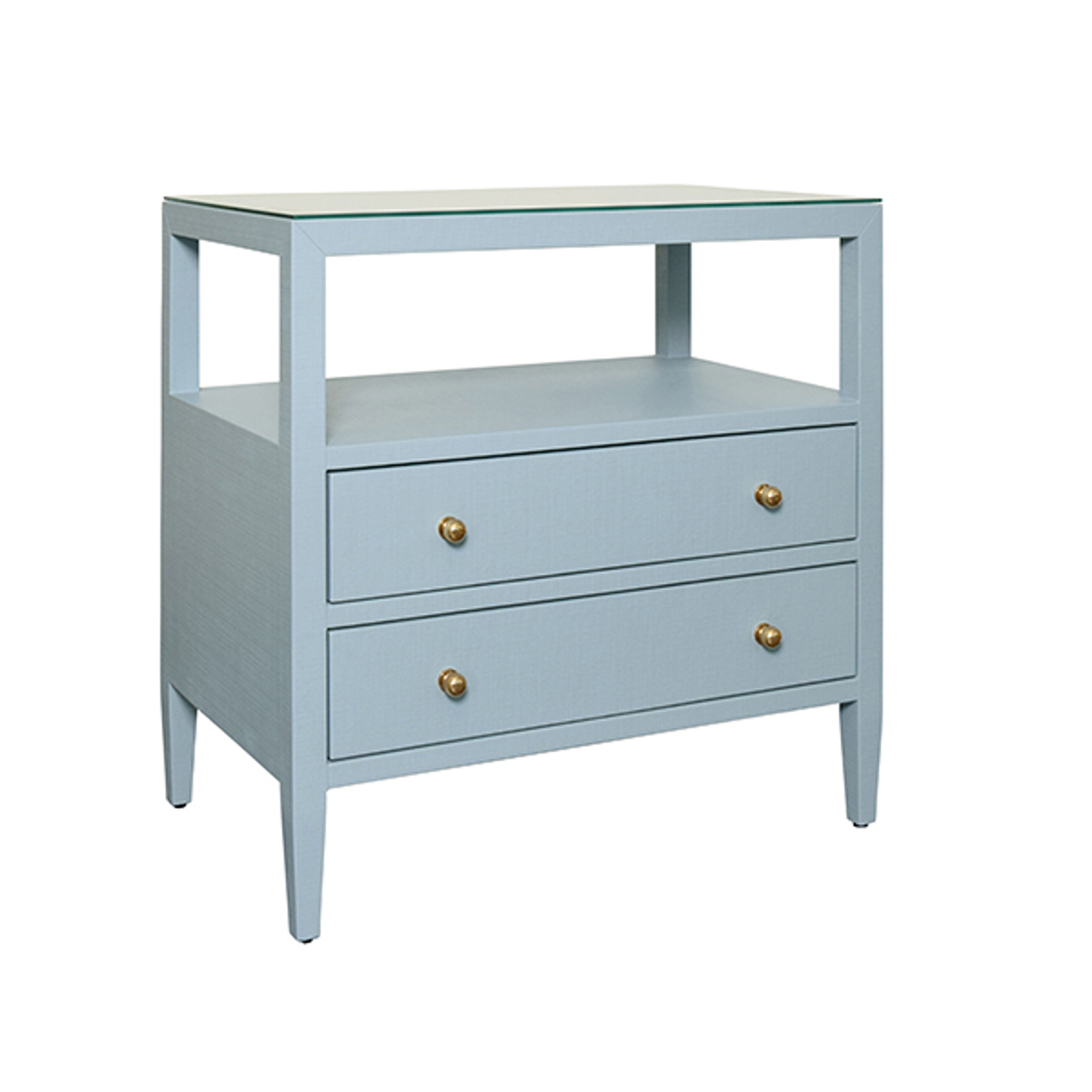 Elegant WorldsAway Douglas Glass End Table | Modern Luxury
