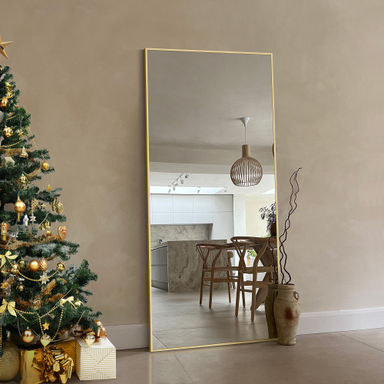 Mirta Rectangle Metal Full Length Mirror