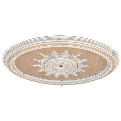 Blanco Oval Chandelier Ceiling Medallion