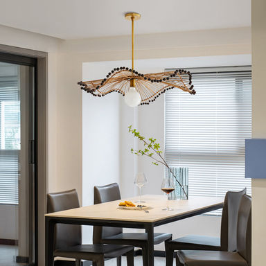 Sandyville 1 - Light Beige Geometric Pendant