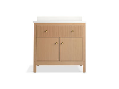 Malin By Studio McGee 36 in. Bathroom Vanity Cabinet With Sink And Quartz Top