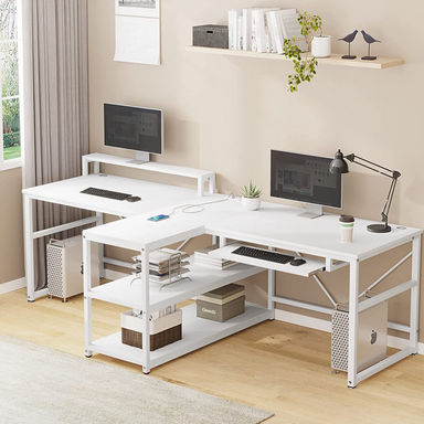 Double Computer Desk