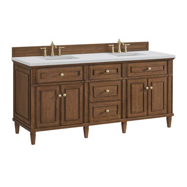 James Martin Vanities Lorelai 72" Double Bathroom Vanity Set - Wayfair Canada