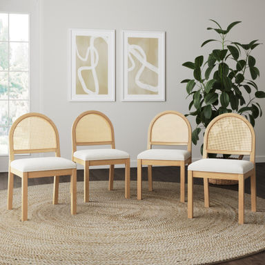 Nathan James Boucle Stool (4-Piece Set) & Reviews | Wayfair