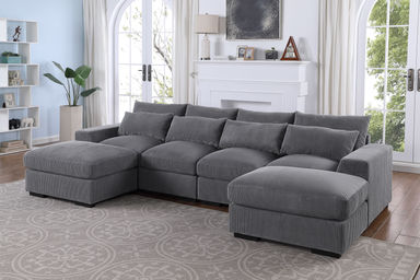 Nyerere 123.24" Upholstered Sofa