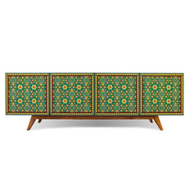 Sideboard 81'' Solid Wood Sideboard