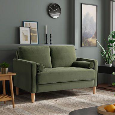 Garren 52.4" Square Arm Tufted Loveseat
