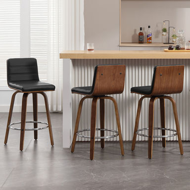 Corrigan Studio® Upholstered Swivel Counter & Bar Stool & Reviews | Wayfair