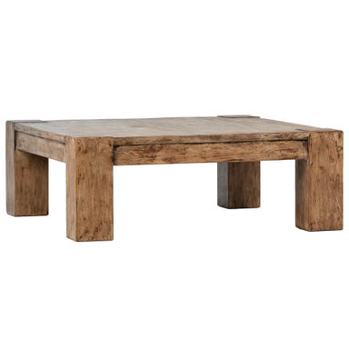 Loon Peak® Parson Reclaimed Pine Wood Coffee Table, Natural | Wayfair